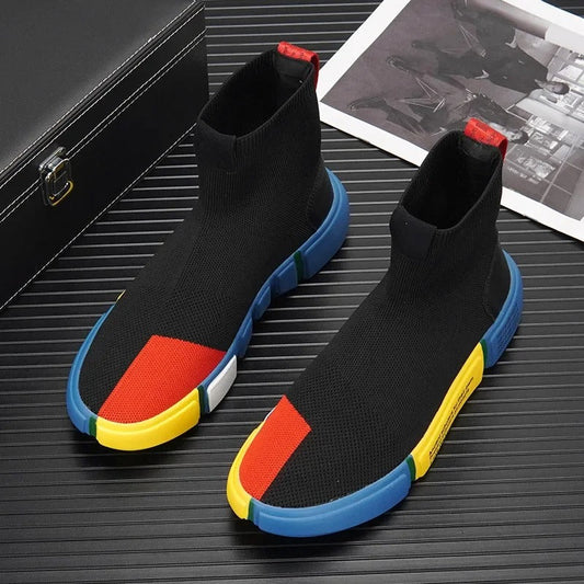 Light men's sneakers in sock style – Maverick