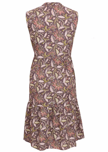 Ärmelloses Midikleid Mit Stufenrock - Dana