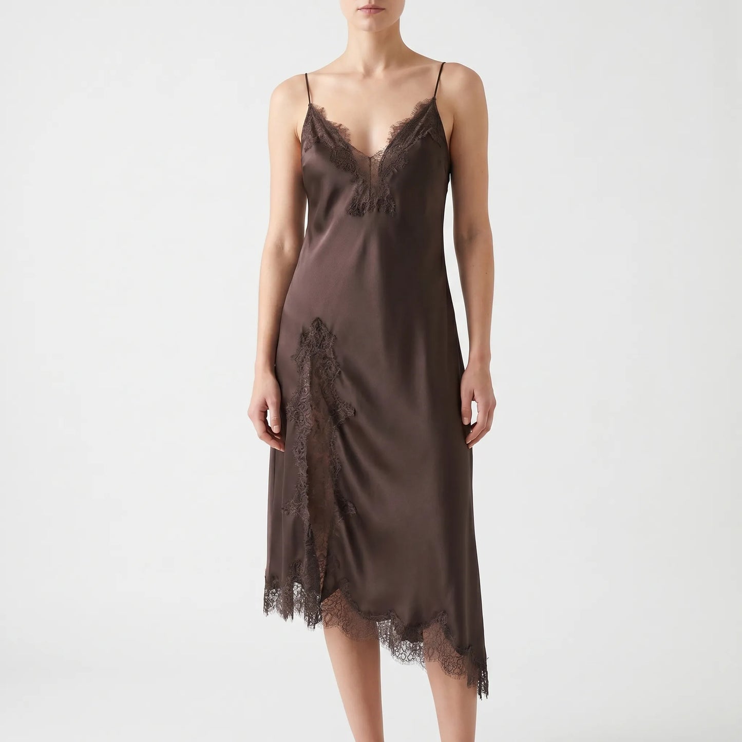 Asymmetrical Slip Dress -  Esther
