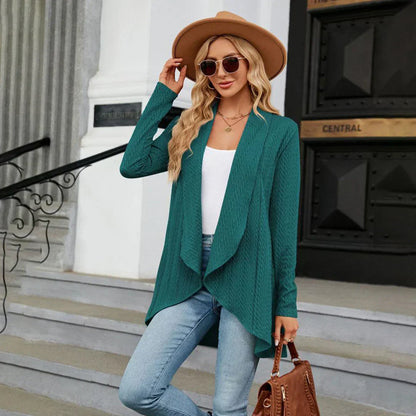 Knitted Ladies Cardigan with Open Fit – Aurora