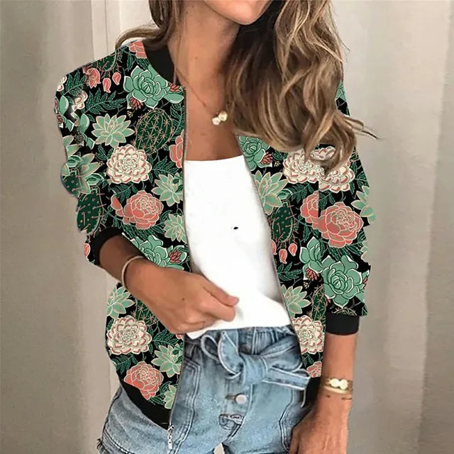 Printed Zip Dresses - Elena