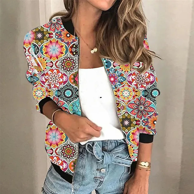 Printed Zip Dresses - Elena