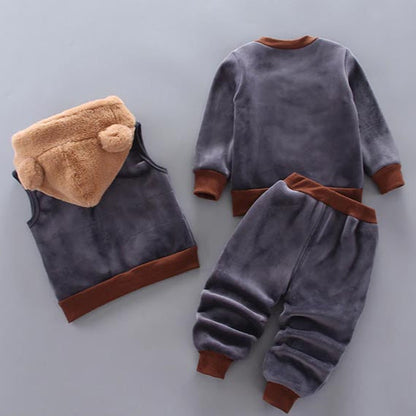 Three-Piece Baby and Toddler Set with Bear Pattern – BearHugs