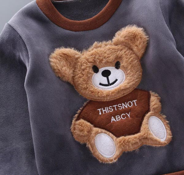 Three-Piece Baby and Toddler Set with Bear Pattern – BearHugs