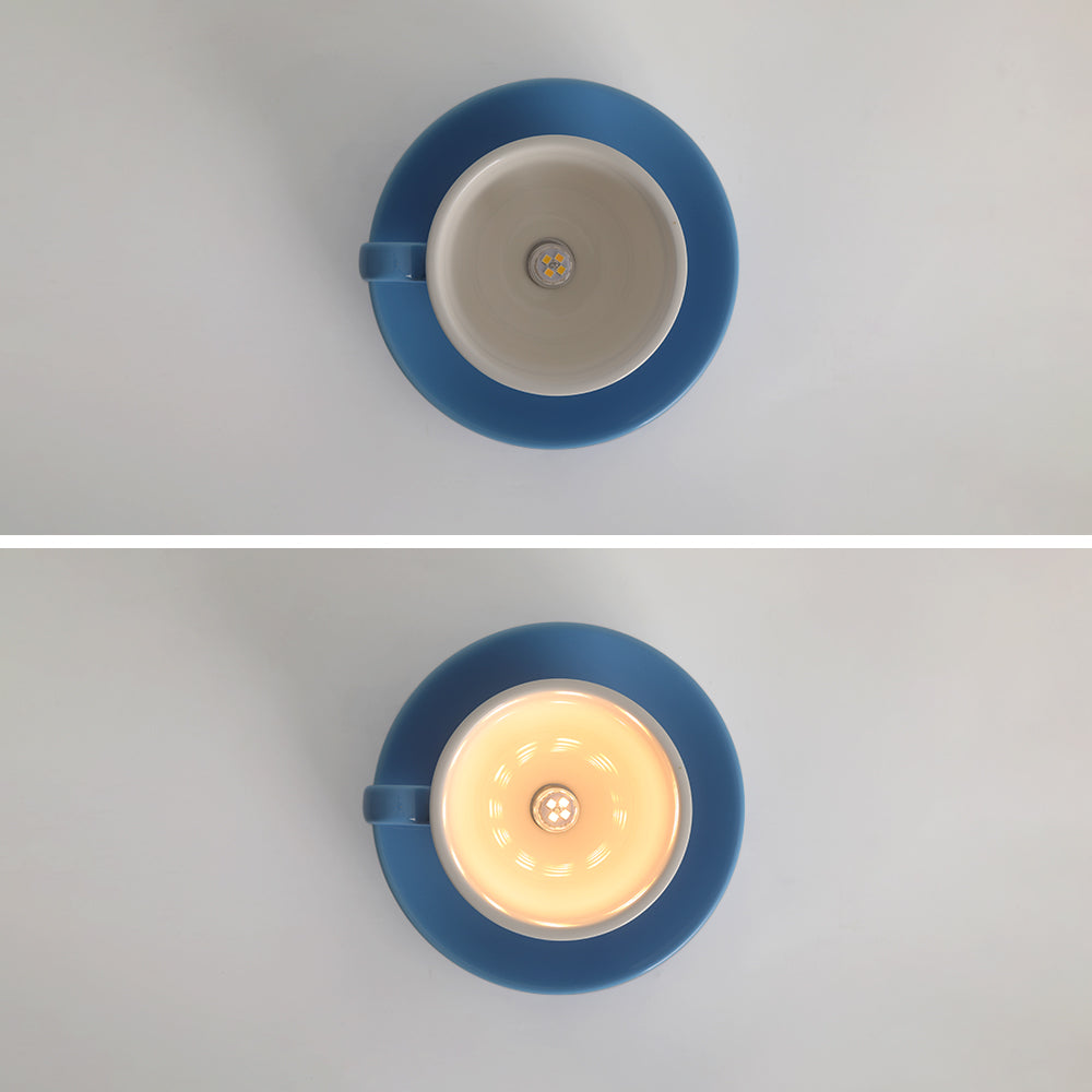 Coloured Ceramic Chandelier in Morandi Style - Viora
