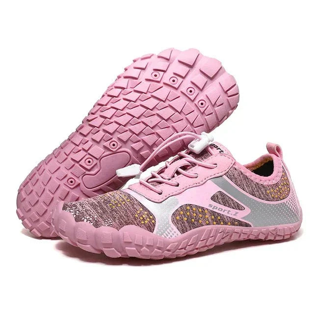 Children's beach shoes with a firm sole & secure fit – WaveTrek