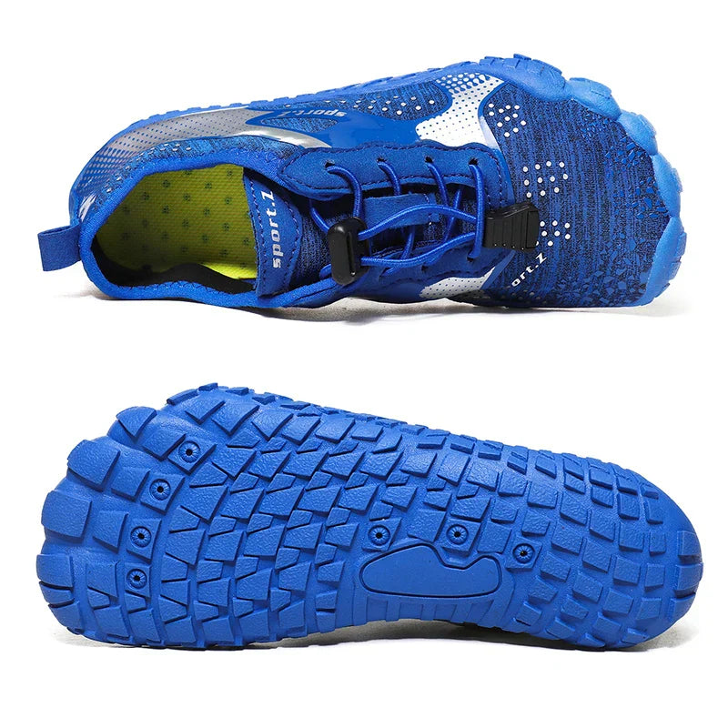 Children's beach shoes with a firm sole & secure fit – WaveTrek