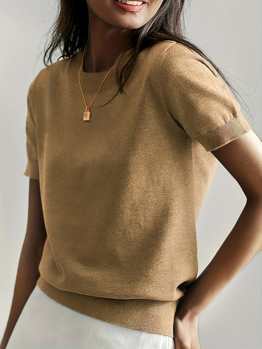 Spring Sweater with Short Sleeves – Mira
