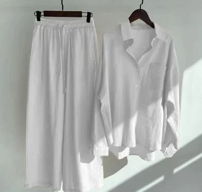 Lightweight two-piece summer set made of linen – Geneve