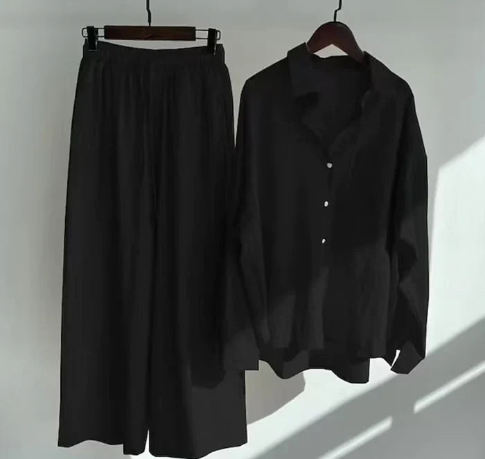 Lightweight two-piece summer set made of linen – Geneve