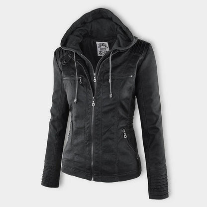 Fashionable Leather Jacket - Zara