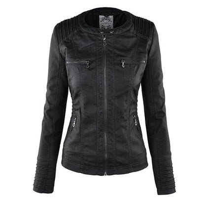 Fashionable Leather Jacket - Zara