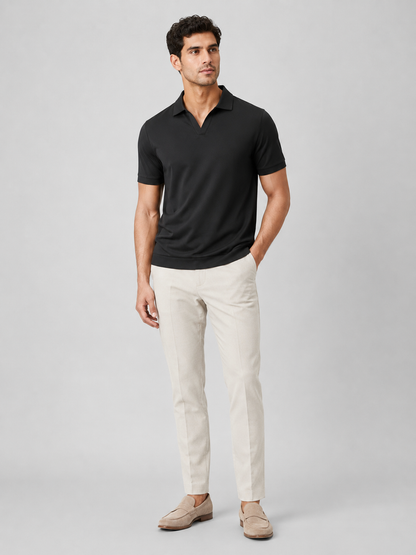 Men's Silky Touch Polo Shirt - Breathable Soft Solid Summer Top 8