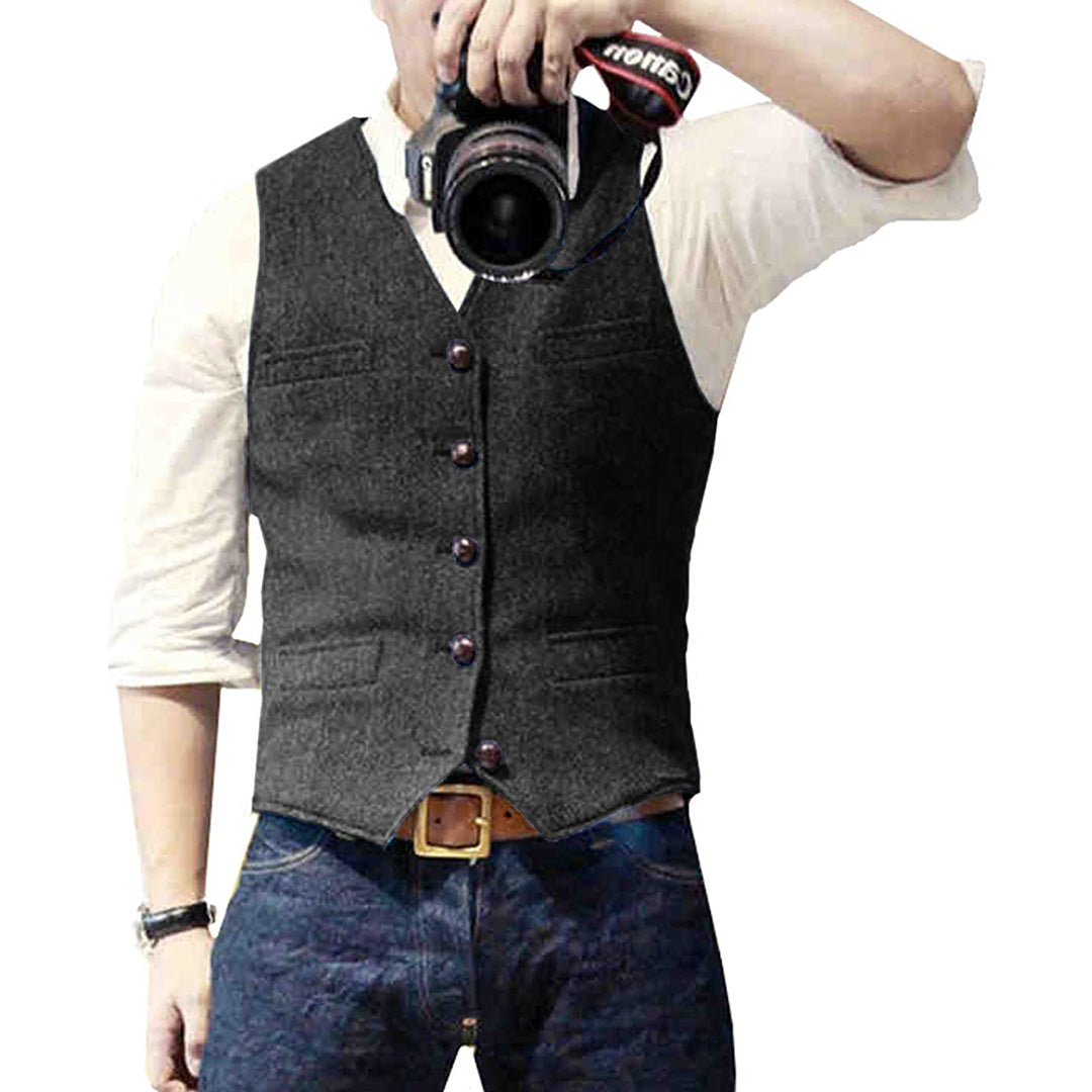 Stylish Denim Gilet for Men - Mason