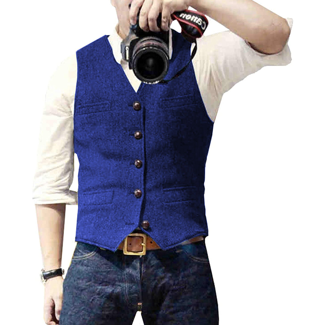 Stylish Denim Gilet for Men - Mason
