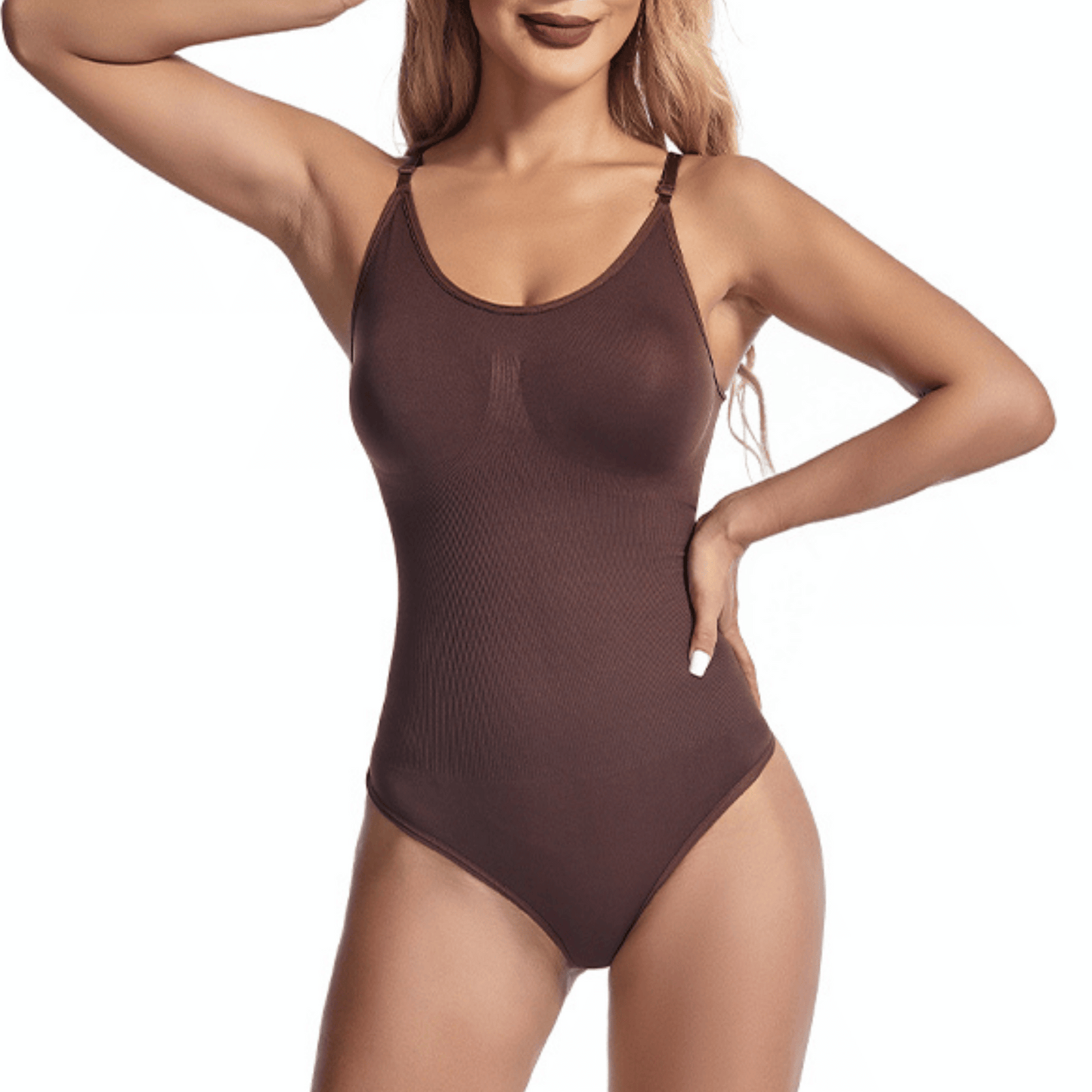 Seamless shaping thong bodysuit – Aveline