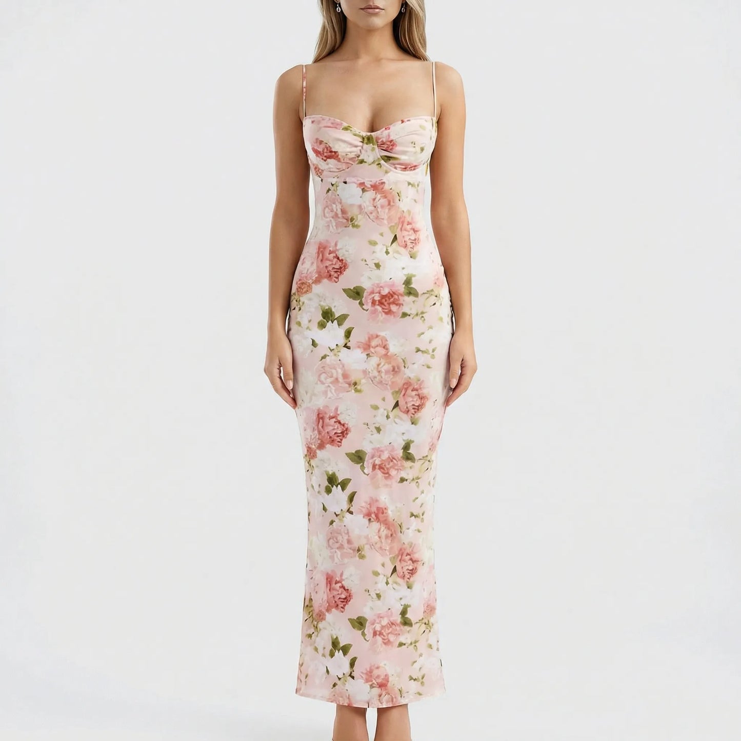 Bodycon Maxi Dress - Enya