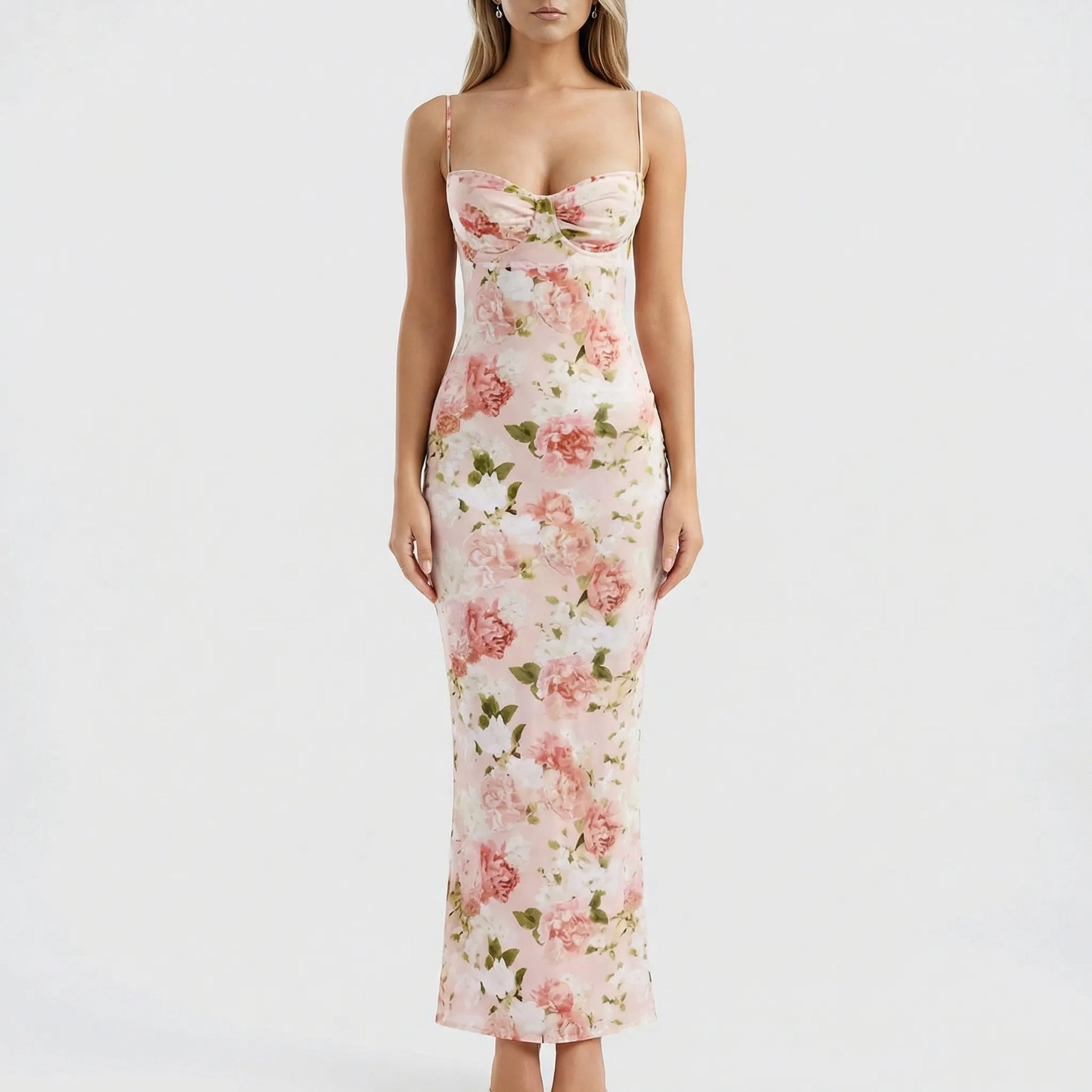 Bodycon Maxi Dress - Enya