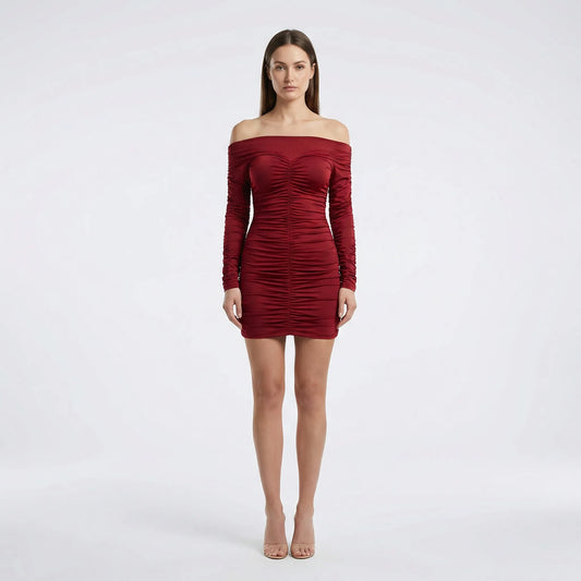 Bodycon Off Shoulder Dress - Joana