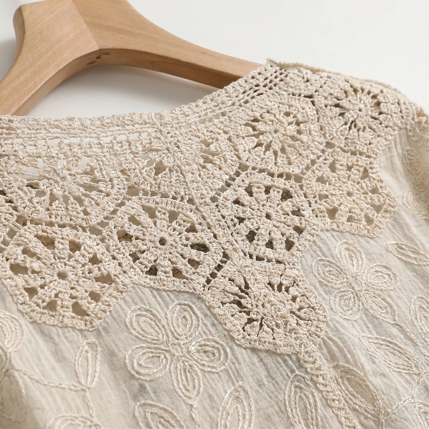 Bohemian Crochet Cardigan -  Sara
