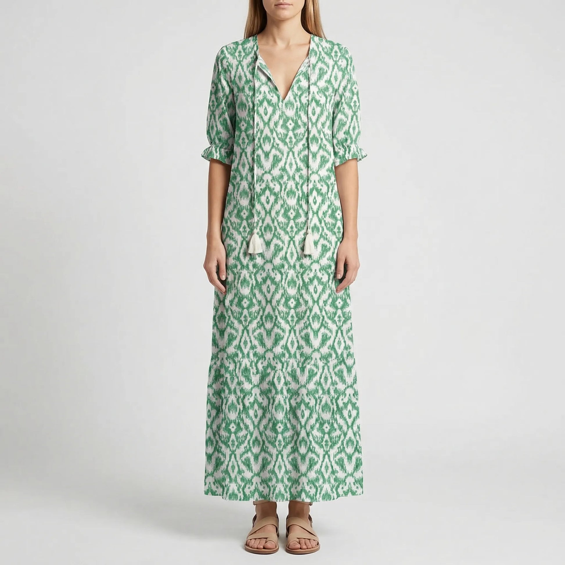 Bohemian Floral Maxi Dress - Carolyn
