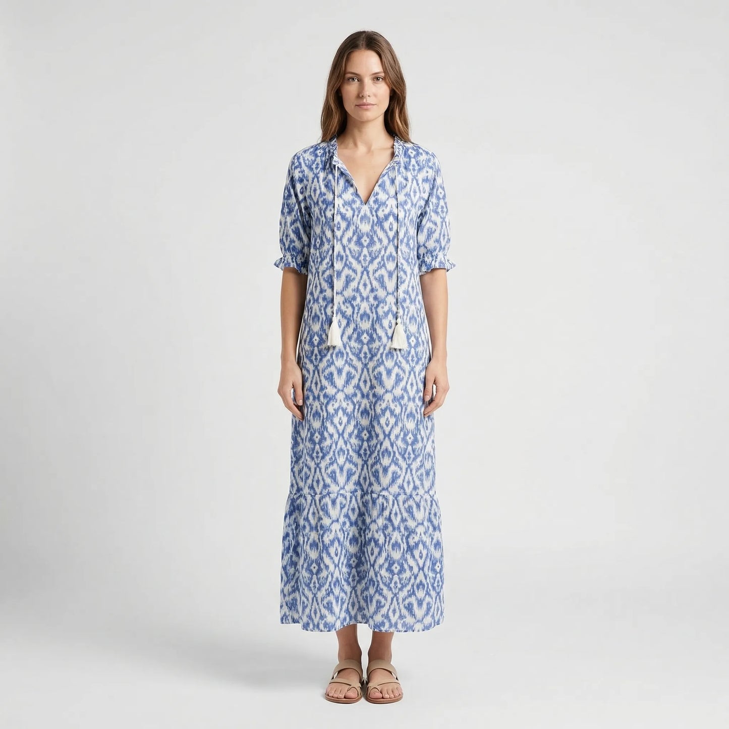Bohemian Floral Maxi Dress - Carolyn