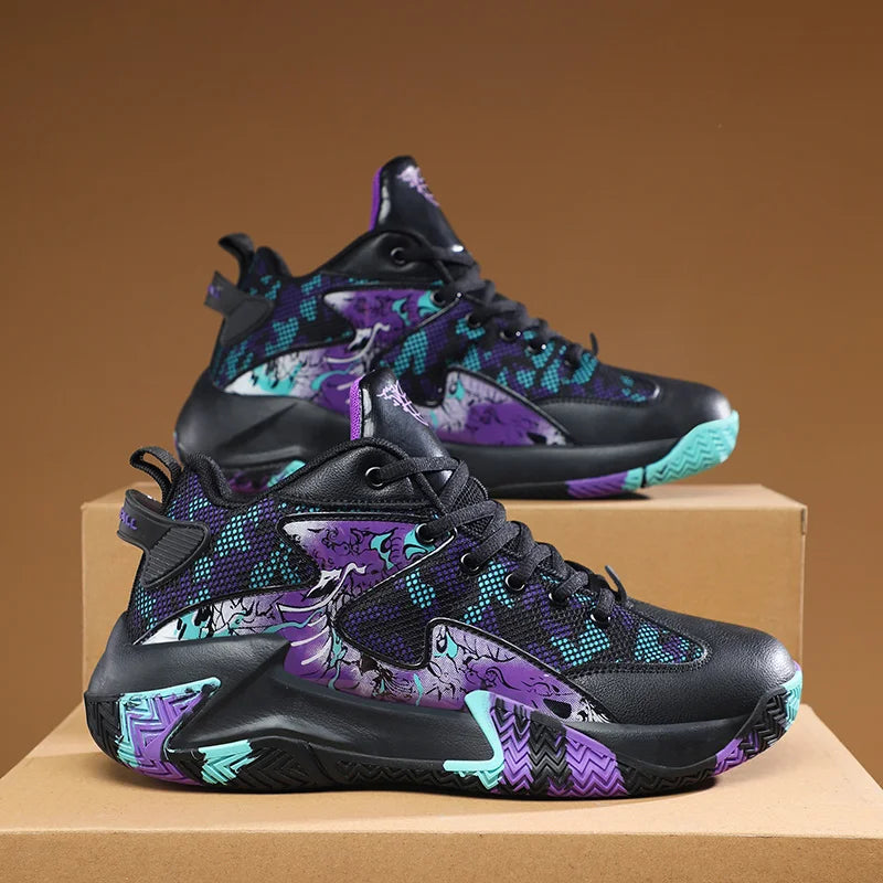 Bold Graphic Court Trainer - Seth