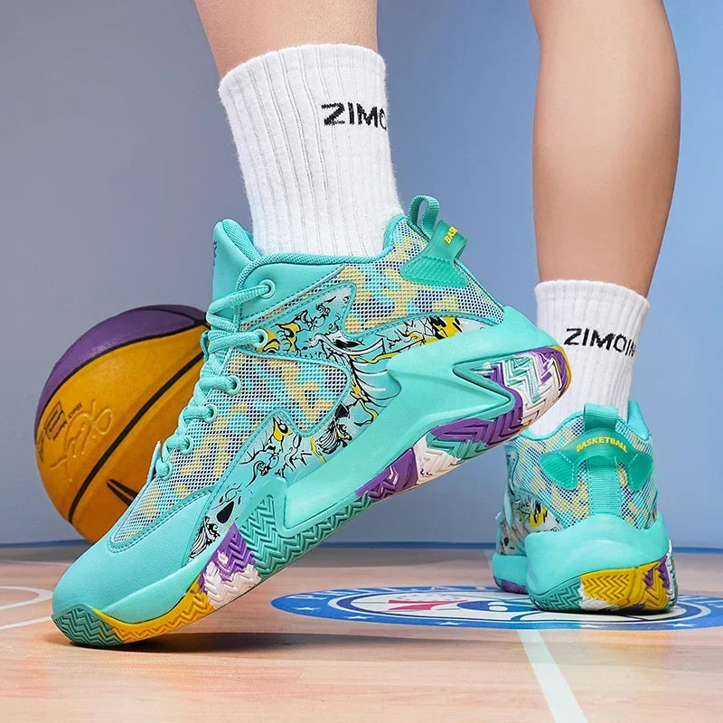 Bold Graphic Court Trainer - Seth