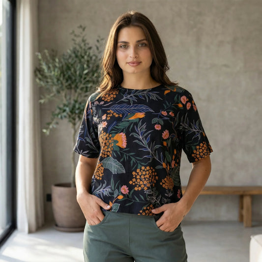 Botanical Print Shirt - Josy