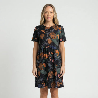 Botanical Print Summer Ladies Dress - Miray