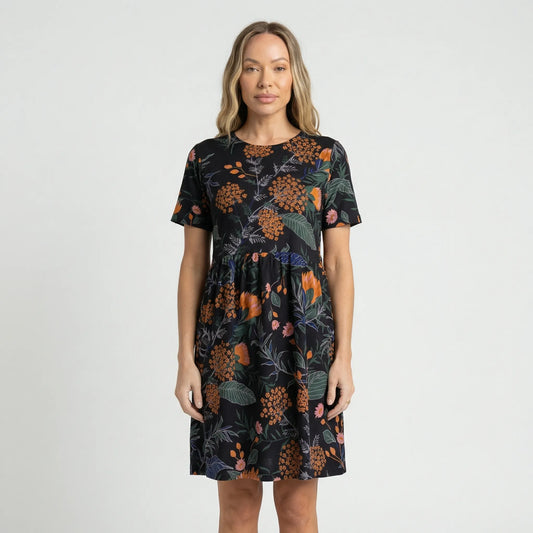 Botanical Print Summer Ladies Dress - Miray