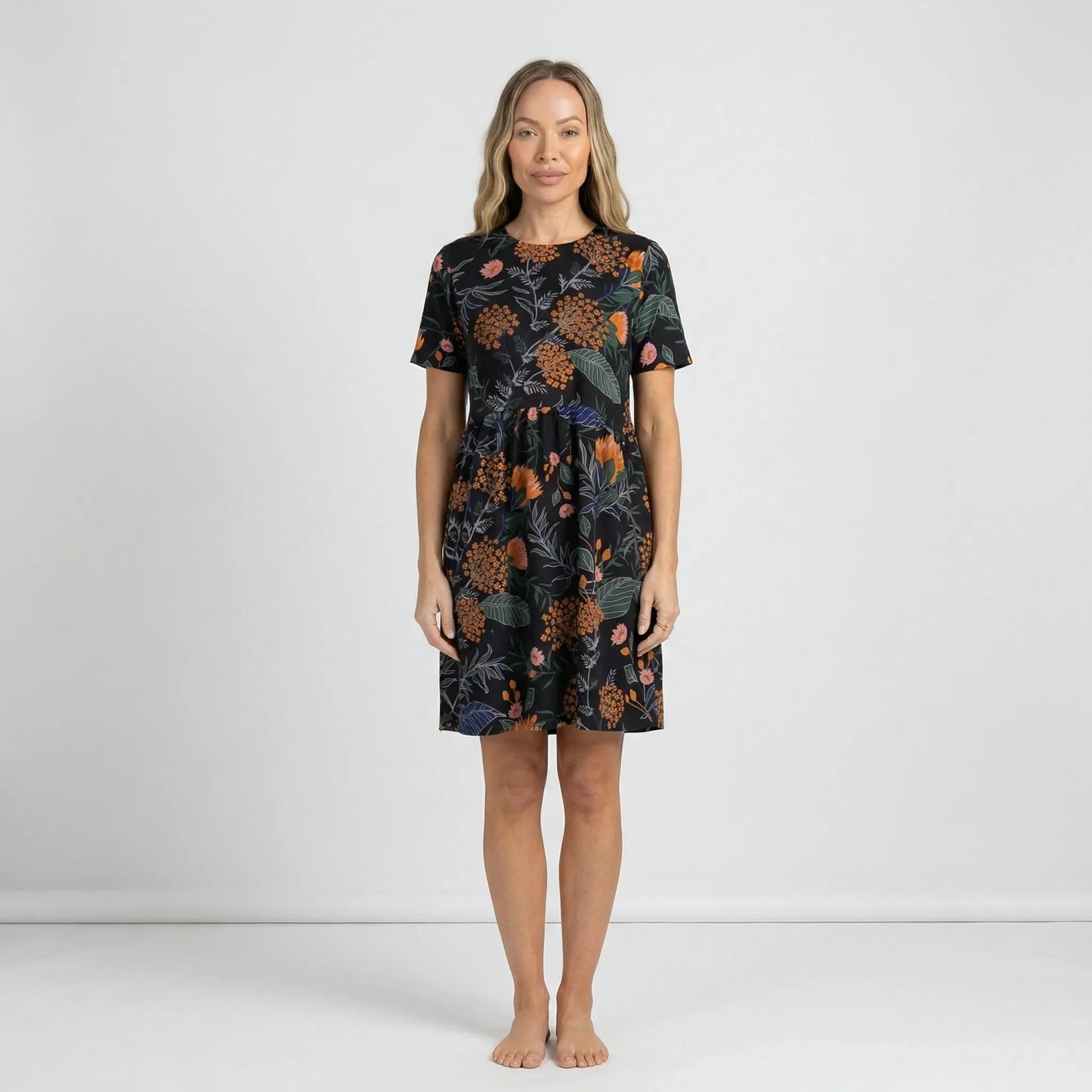 Botanical Print Summer Ladies Dress - Miray