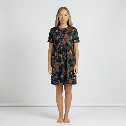 Botanical Print Summer Ladies Dress - Miray