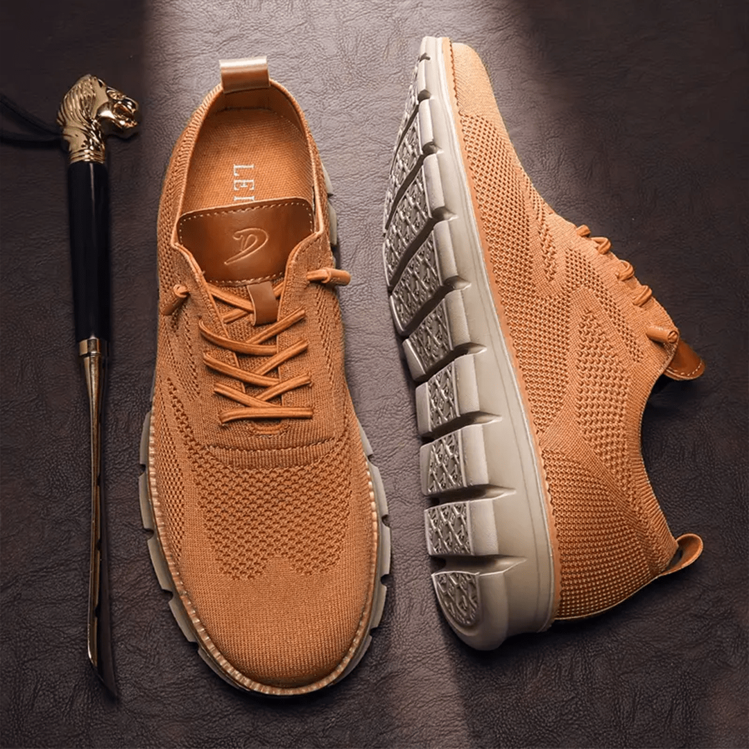 Breathable Lace-Up Men's Shoe In A Casual Style - Christopher