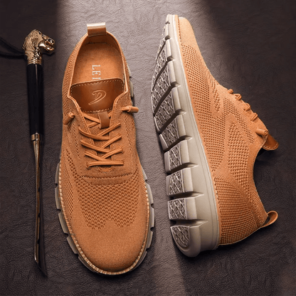 Breathable Lace-Up Men's Shoe In A Casual Style - Christopher