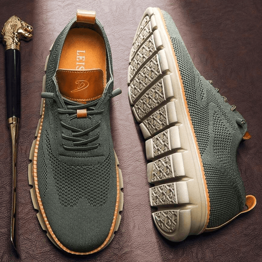 Breathable Lace-Up Men's Shoe In A Casual Style - Christopher