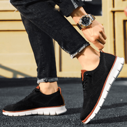 Breathable Lace-Up Men's Shoe In A Casual Style - Christopher