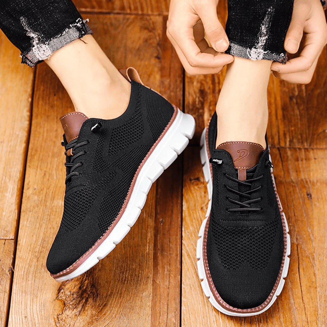 Breathable Lace-Up Men's Shoe In A Casual Style - Christopher