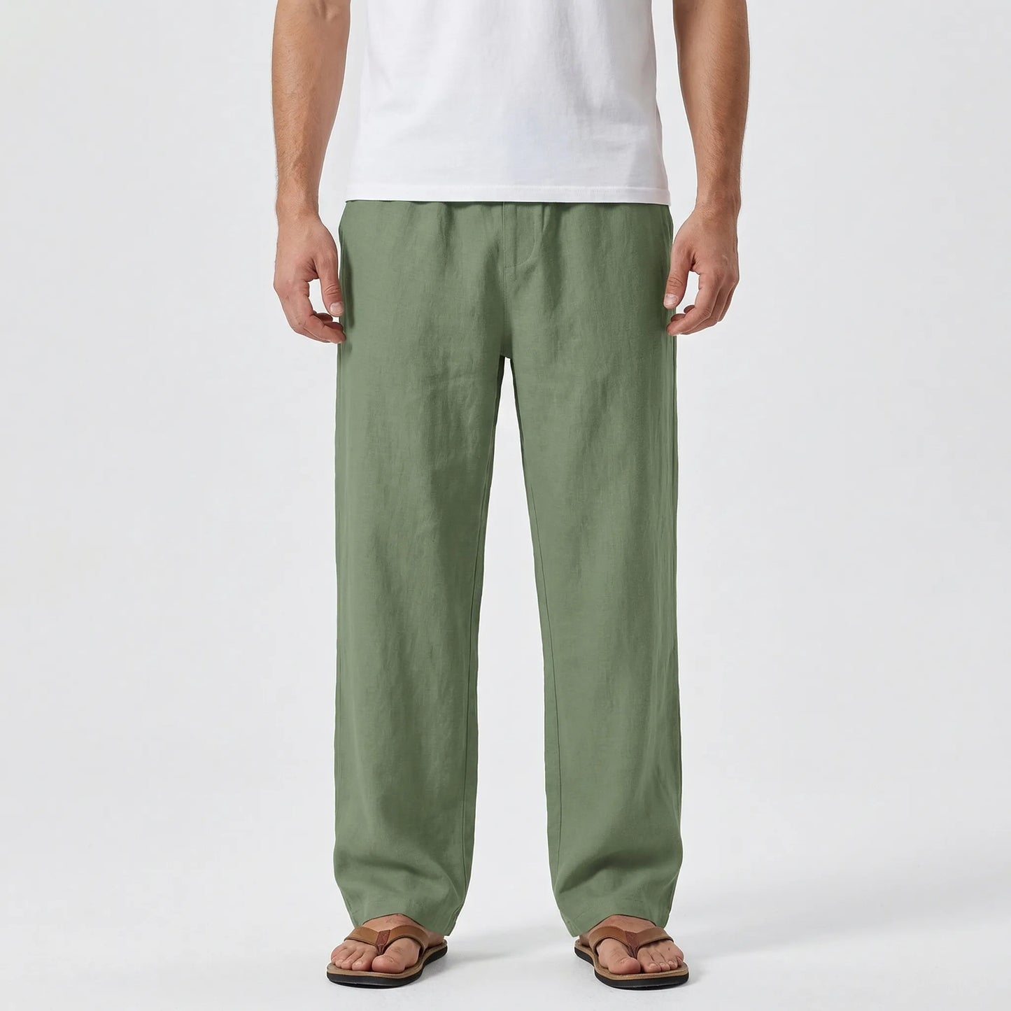 Breathable Wide-Leg Summer Trousers - Tyler