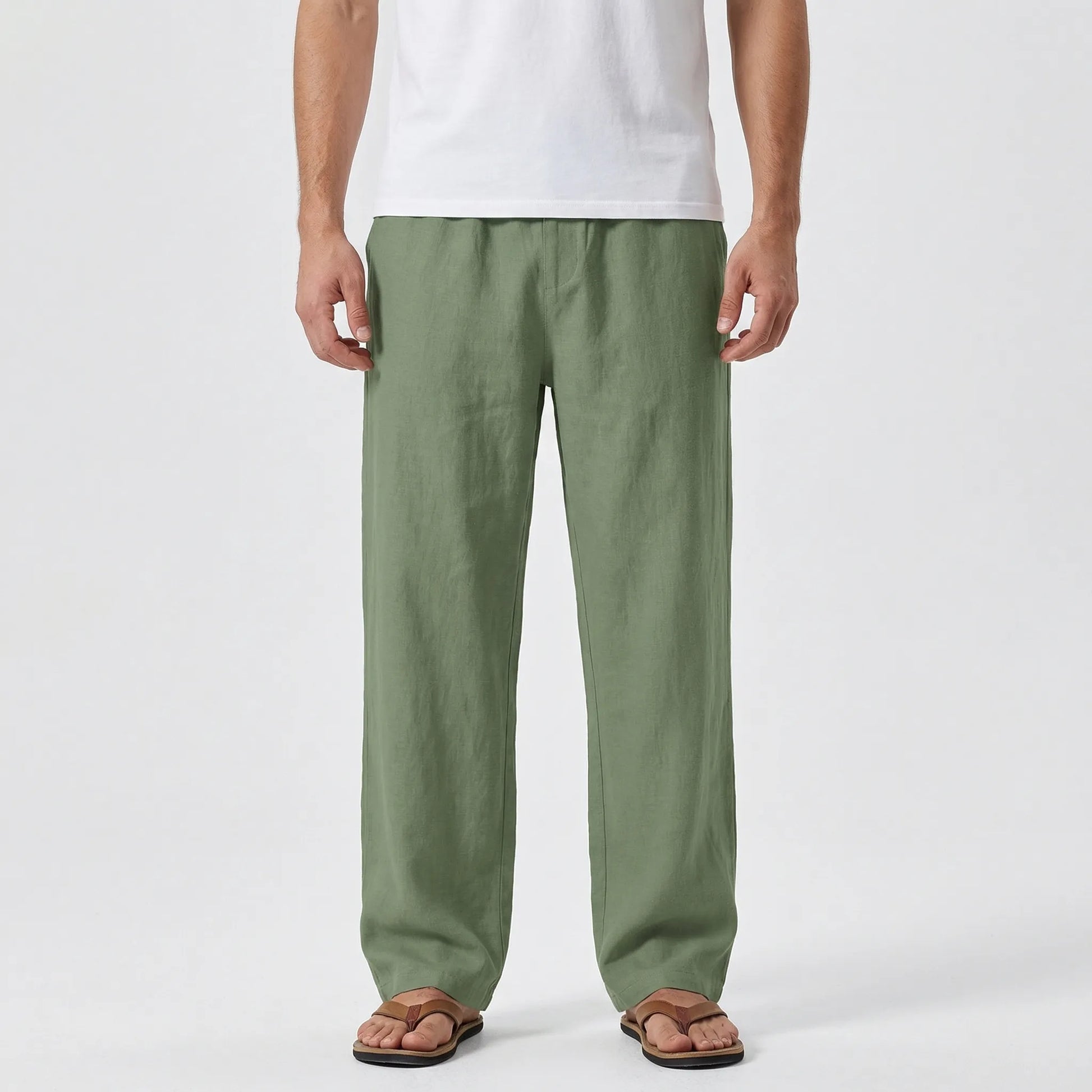 Breathable Wide-Leg Summer Trousers - Tyler