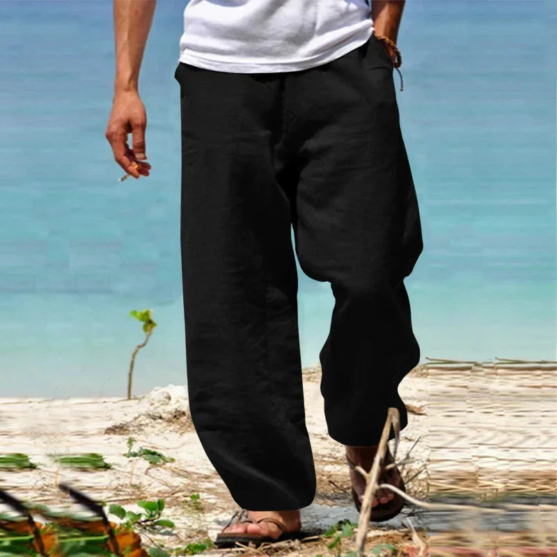 Breathable Wide-Leg Summer Trousers - Tyler