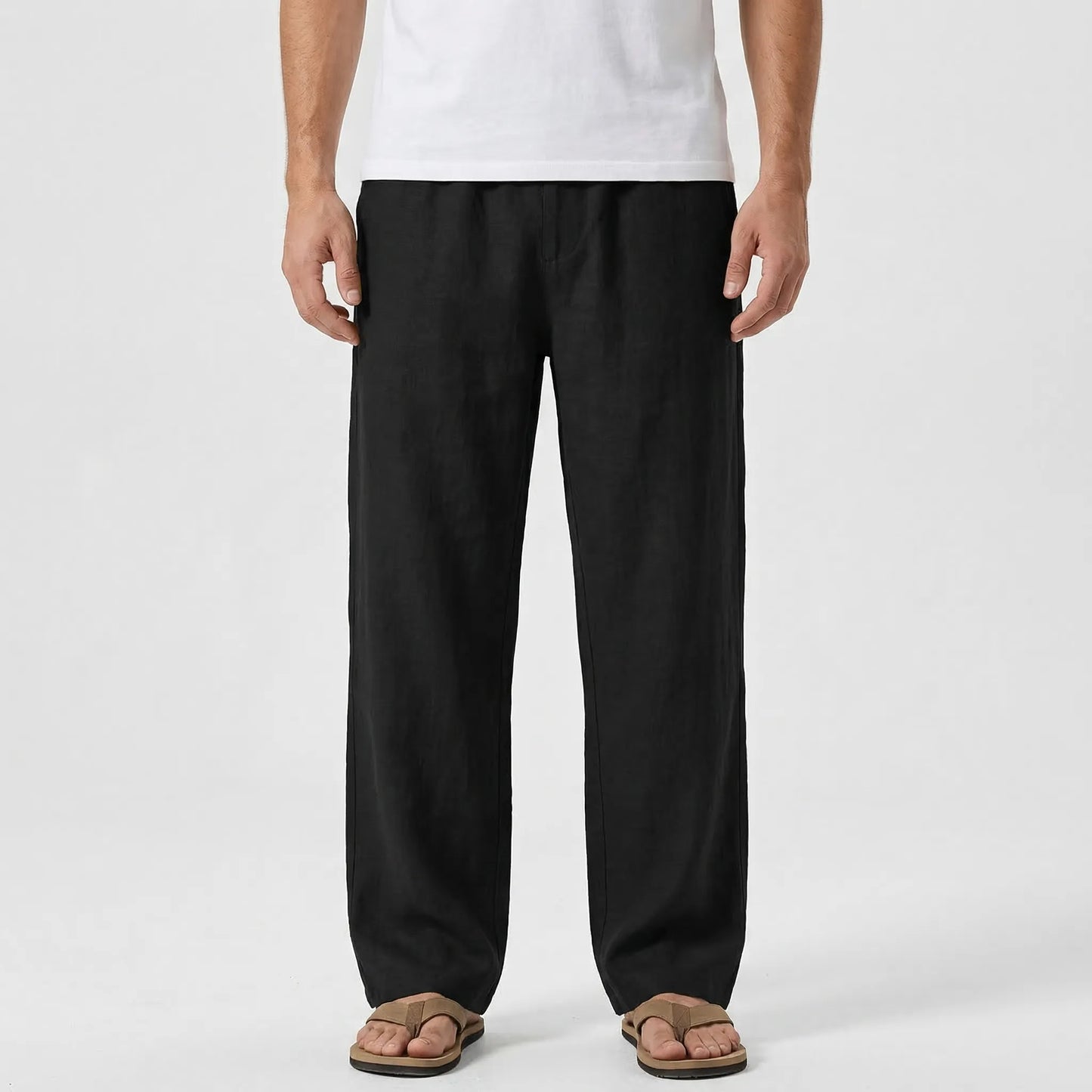 Breathable Wide-Leg Summer Trousers - Tyler