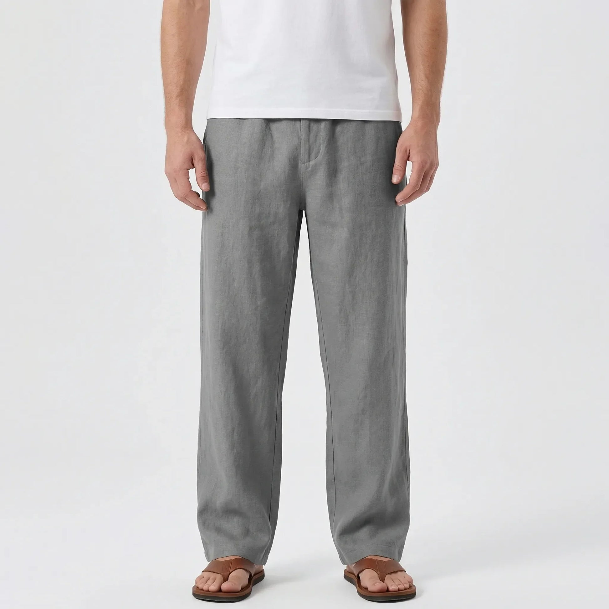 Breathable Wide-Leg Summer Trousers - Tyler