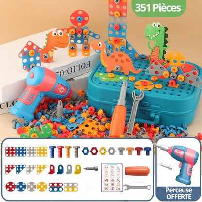 Portable Construction Box for Children - BuildiBox