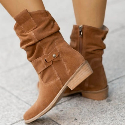 Trendy women's autumn high heel boots - Elif