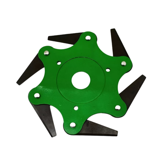 Robust trimmer head with 6 steel blades – TrimmBlade