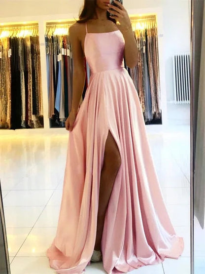 Flowy Maxi Dress with Side Split – Selina