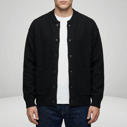 Button-Up Knit Cardigan - Tristan