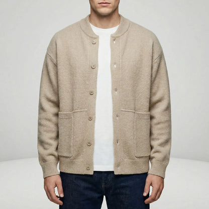Button-Up Knit Cardigan - Tristan