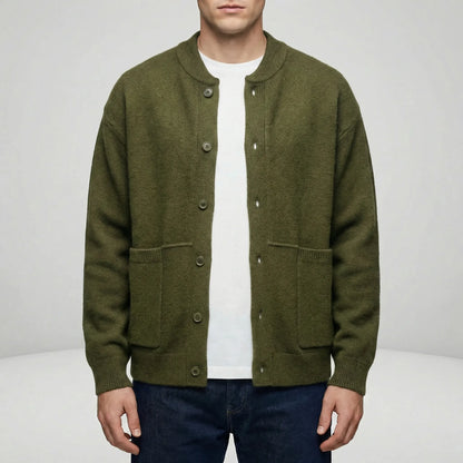 Button-Up Knit Cardigan - Tristan